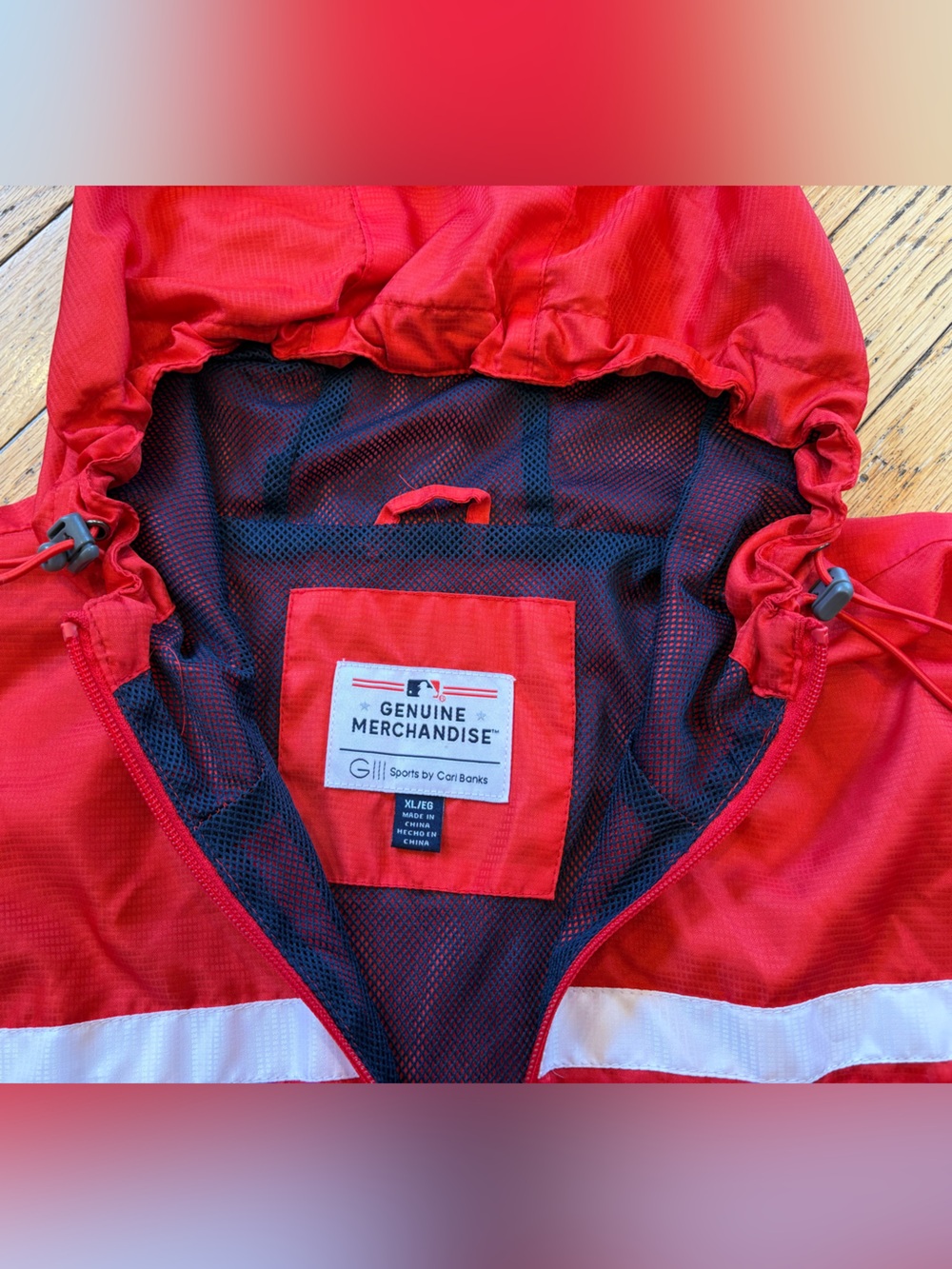 Genuine Merchandise by Carl Banks St. Louis Cardinals Pullover Windbreaker - Picture 4 of 9